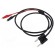 Test lead | 60VDC | 30VAC | 3A | with 4mm axial socket | Len: 1m | black image 1