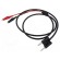 Test lead | 60VDC | 30VAC | 3A | with 4mm axial socket | Len: 1m | black фото 1