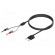 Test lead | 60VDC | 30VAC | 3A | with 4mm axial socket | Len: 1m | black image 2