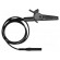 Test lead | banana plug 4mm,aligator clip | Len: 1m | black фото 2