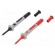 Test probe | 15A | red and black | Socket size: 4mm image 1