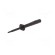 Test probe | 16A | black | Socket size: 4mm | Plating: nickel plated фото 2
