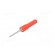 Test probe | 19A | red | Overall len: 58.5mm | Socket size: 4mm | Ø: 2mm image 2