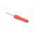 Test probe | 19A | red | Overall len: 58.5mm | Socket size: 4mm | Ø: 2mm image 4