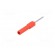 Test probe | 19A | red | Overall len: 58.5mm | Socket size: 4mm | Ø: 2mm image 6