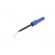 Test probe | 1A | blue | Socket size: 4mm | Plating: nickel plated image 2