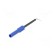 Test probe | 1A | blue | Socket size: 4mm | Plating: nickel plated image 6