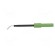 Test probe | 1A | green | Socket size: 4mm | Plating: nickel plated image 3