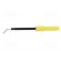 Test probe | 1A | yellow | Socket size: 4mm | Plating: nickel plated image 3