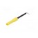 Test probe | 1A | yellow | Socket size: 4mm | Plating: nickel plated image 6