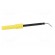 Test probe | 1A | yellow | Socket size: 4mm | Plating: nickel plated image 7