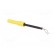 Test probe | 1A | yellow | Socket size: 4mm | Plating: nickel plated image 8