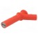 Measuring tip | 2A | red | Tip diameter: 11mm | Socket size: 4mm image 1