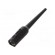 Probe tip | 3A | black | Tip diameter: 0.76mm | Socket size: 4mm | 70VDC фото 2