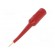 Probe tip | 3A | red | Socket size: 4mm | Plating: gold-plated | 70VDC image 1