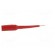 Probe tip | 3A | red | Socket size: 4mm | Plating: gold-plated | 70VDC image 7