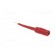 Probe tip | 3A | red | Socket size: 4mm | Plating: gold-plated | 70VDC фото 4
