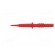 Test probe | 1A | 600V | red | Tip diameter: 0.75mm | Socket size: 2mm paveikslėlis 3