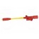 Clip-on probe | crocodile | 20A | red | Grip capac: max.10mm | 1000V image 4