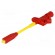 Clip-on probe | crocodile | 20A | red | Grip capac: max.10mm | 1000V image 1