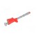 Clip-on probe | crocodile | 20A | red | Grip capac: max.18mm | 1000V image 7