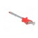 Clip-on probe | crocodile | 20A | red | Grip capac: max.18mm | 1000V image 5