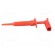 Clip-on probe | hook type | 15A | 1kVDC | red | Plating: nickel plated image 4