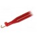 Clip-on probe | hook type | 1A | 60VDC | red | 2mm | Overall len: 55.5mm фото 2