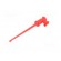 Clip-on probe | hook type | 3A | 60VDC | red | Grip capac: max.1.3mm фото 3