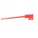 Clip-on probe | hook type | 3A | 60VDC | red | Grip capac: max.1.3mm фото 4