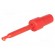 Clip-on probe | hook type | 3A | 60VDC | red | Grip capac: max.1.7mm фото 1