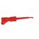 Clip-on probe | hook type | 6A | 60VDC | red | Grip capac: max.2mm | 2mm фото 8