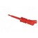 Clip-on probe | hook type | 6A | 60VDC | red | Grip capac: max.2mm | 2mm фото 9