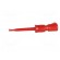 Clip-on probe | hook type | 6A | 60VDC | red | Grip capac: max.2mm | 2mm image 4
