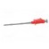 Clip-on probe | hook type | 6A | red | Plating: nickel plated | 4mm image 4