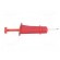 Clip-on probe | hook type | red | Connection: soldered image 8