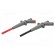 Clip-on probe | pincers type | 10A | 1kVDC | red and black | 4mm image 1