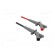 Clip-on probe | pincers type | 10A | 1kVDC | red and black | 4mm image 5