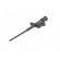 Clip-on probe | pincers type | 10A | black | Grip capac: max.4mm | 4mm фото 3