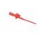 Clip-on probe | pincers type | 10A | red | Grip capac: max.4mm | 4mm фото 9