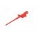 Clip-on probe | pincers type | 10A | red | Grip capac: max.4mm | 4mm фото 3