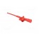 Clip-on probe | pincers type | 10A | red | Grip capac: max.4mm | 4mm фото 5