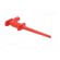 Clip-on probe | crocodile | 1A | red | 300V | 2mm | Overall len: 75mm image 9