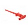 Clip-on probe | crocodile | 1A | red | 300V | 2mm | Overall len: 75mm image 5