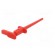 Clip-on probe | crocodile | 1A | red | 300V | 2mm | Overall len: 75mm image 7