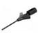 Clip-on probe | pincers type | 2A | 60VDC | black | Grip capac: max.2mm фото 1