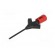 Clip-on probe | pincers type | 2A | 60VDC | red | Grip capac: max.2mm image 2