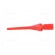Clip-on probe | pincers type | 2A | 60VDC | red | Grip capac: max.2mm фото 3