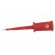 Clip-on probe | pincers type | 3A | 60VDC | red | Insulation: polyamide image 3