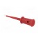 Clip-on probe | pincers type | 3A | 60VDC | red | Insulation: polyamide фото 4